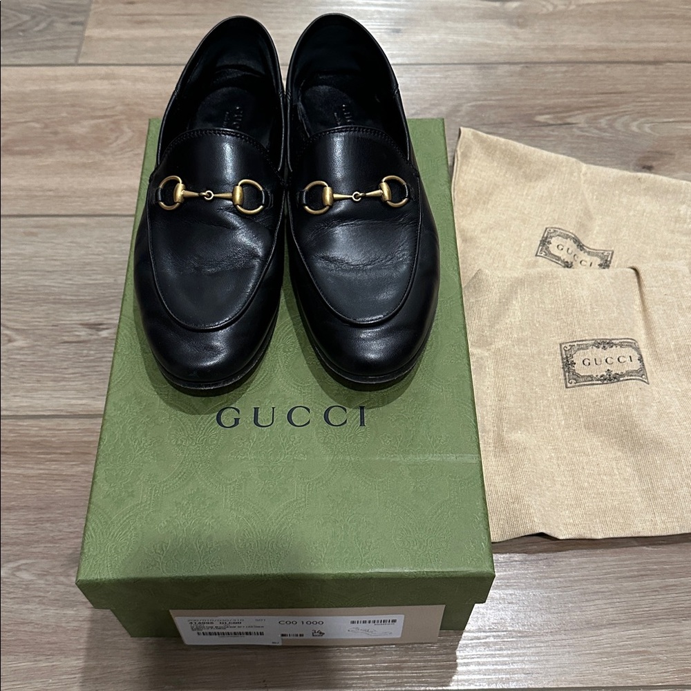 Gucci Brixton Moccasin Leather Loafer